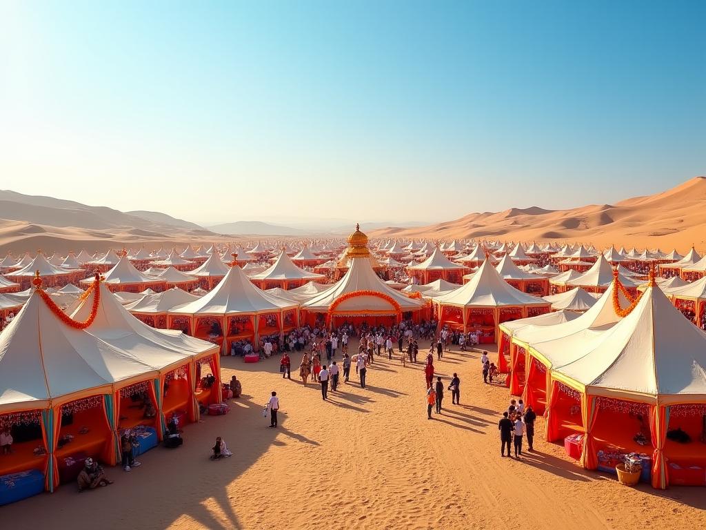 Jaisalmer Desert Festival Setup